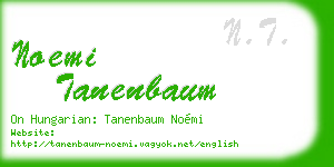 noemi tanenbaum business card